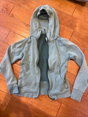 lululemon athletica Light Green Full-Zip Hoodie